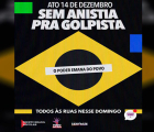 Dia 14: Povo vai às ruas contra PL que beneficia golpistas do 8 de janeiro