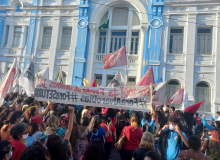 RN: Estudantes realizam ato contra o aumento de passagens em Natal, nesta terça (31)