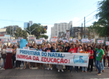 NATAL/RN: Sem proposta da Prefeitura, educadores de Natal renovam agenda de luta