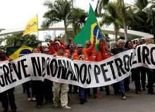 CUT RN presta solidariedade aos petroleiros/as em greve