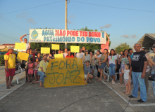 CUT apoia população de Extremoz em defesa da empresa de distribuição água SAAE