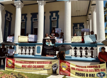 RN: Servidores municipais ocupam a Prefeitura de Mossoró e cobram diálogo e reajuste