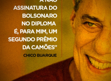 “A não assinatura do Bolsonaro no diploma é para mim um segundo Prêmio Camões”